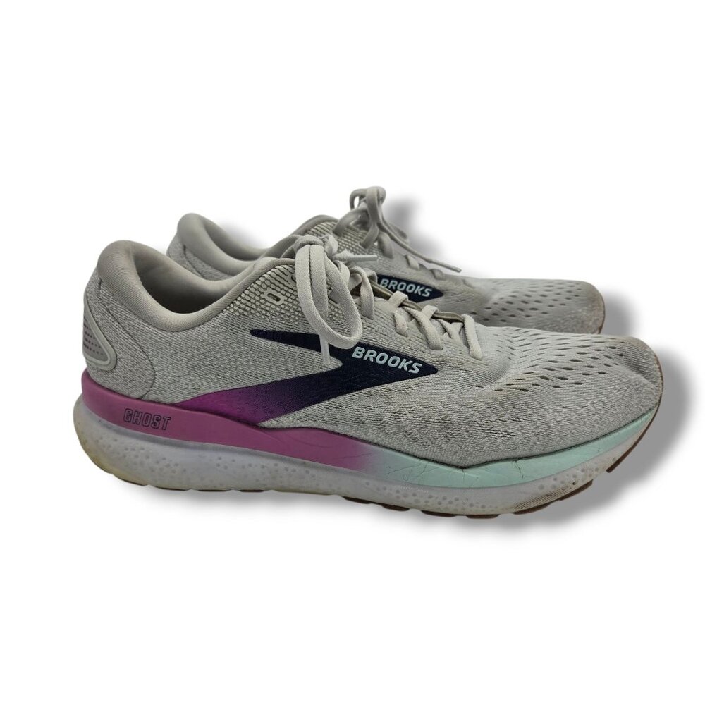 Brooks Ghost 16 Sneakers Womens 11 Road Running 1204071B175 White